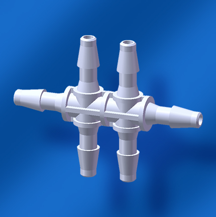 3.2mm（1/8英寸）六通接头